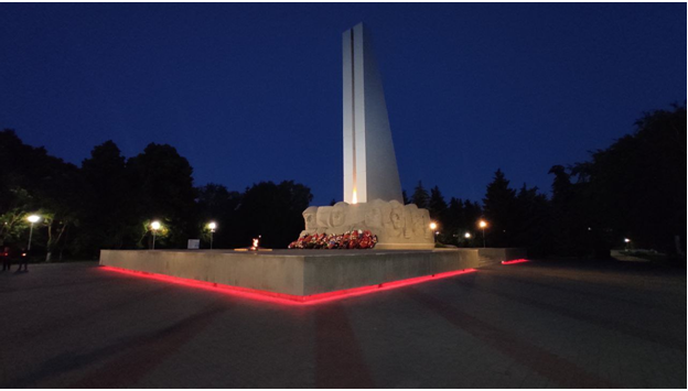 Акция «Свеча памяти», приуроченная ко Дню памяти и скорби.